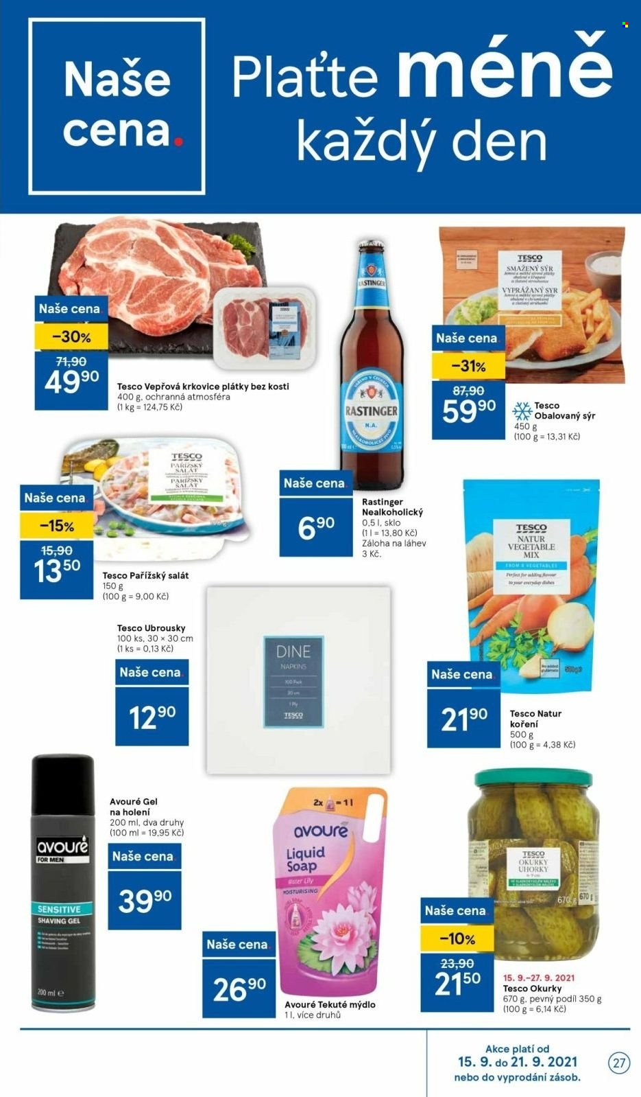 Leták TESCO - 15.9.2021 - 21.9.2021. Strana 27