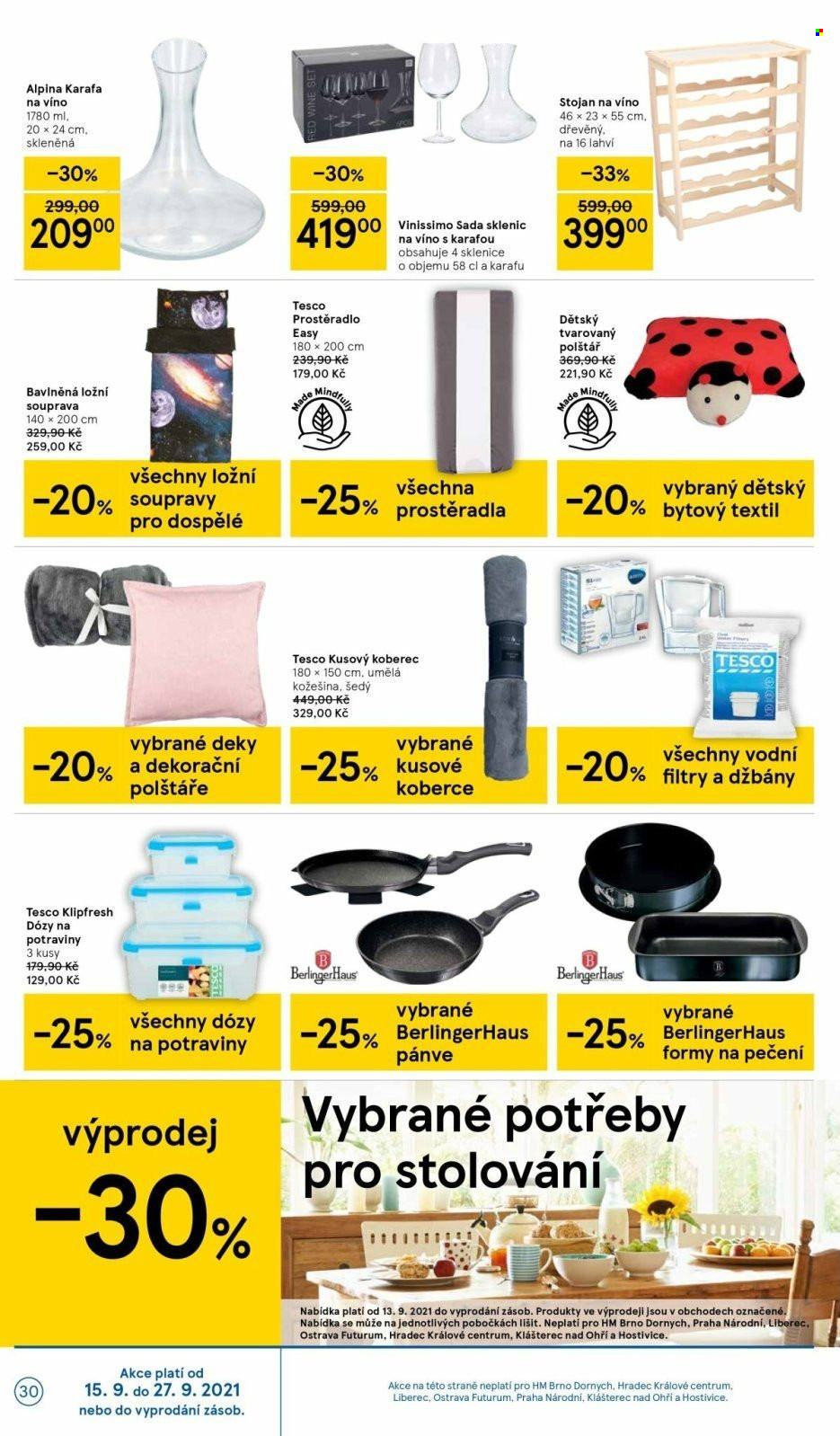 Leták TESCO - 15.9.2021 - 21.9.2021. Strana 30