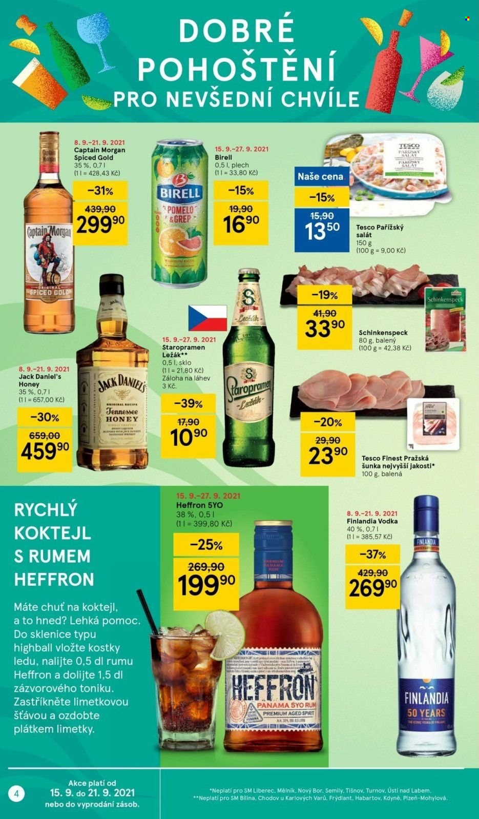 Leták TESCO supermarket - 15.9.2021 - 21.9.2021. Strana 4