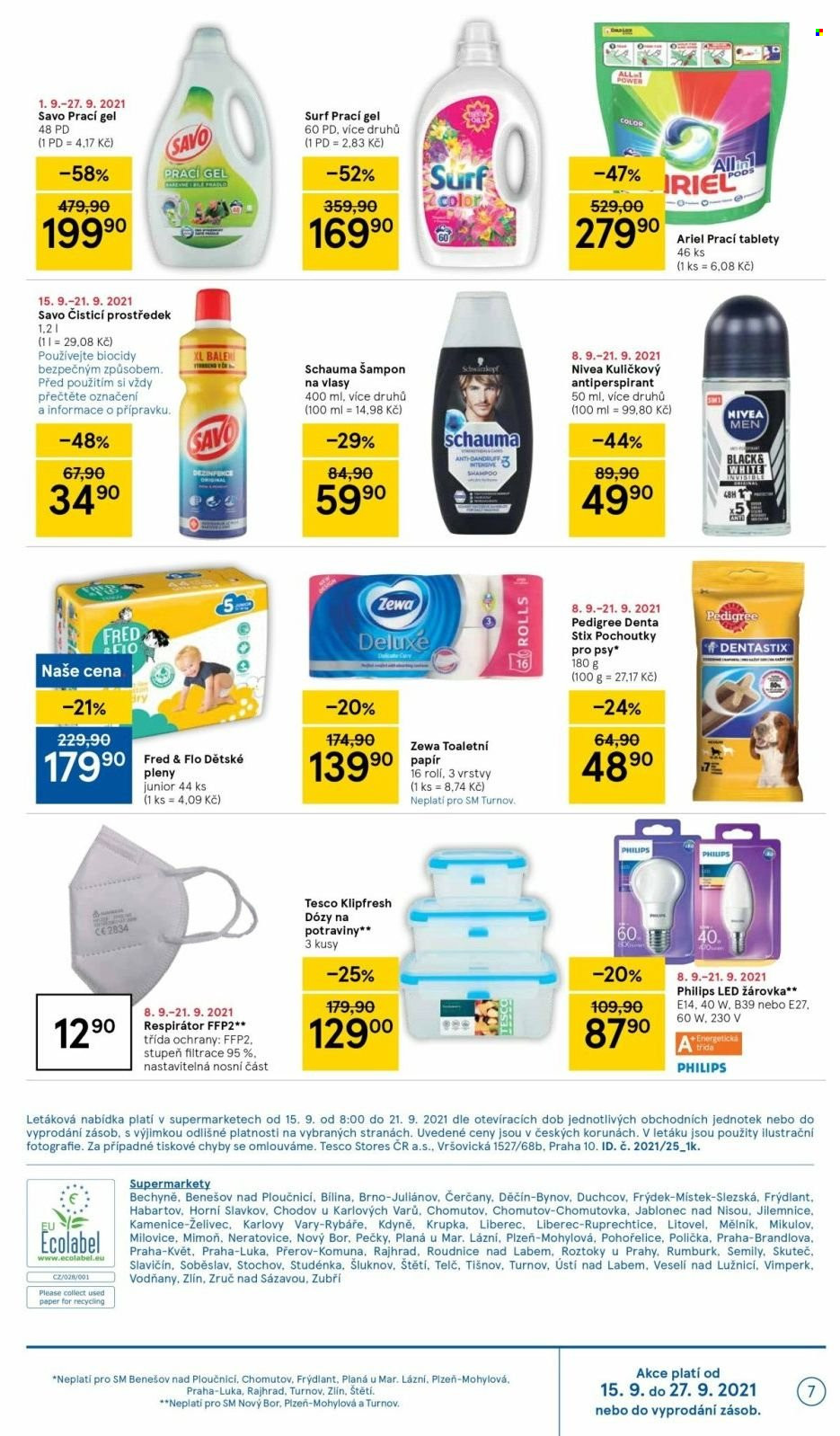Leták TESCO supermarket - 15.9.2021 - 21.9.2021. Strana 7