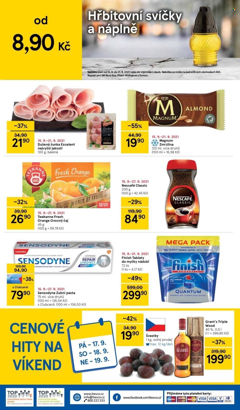 Leták TESCO supermarket - 15.9.2021 - 21.9.2021. Strana 8