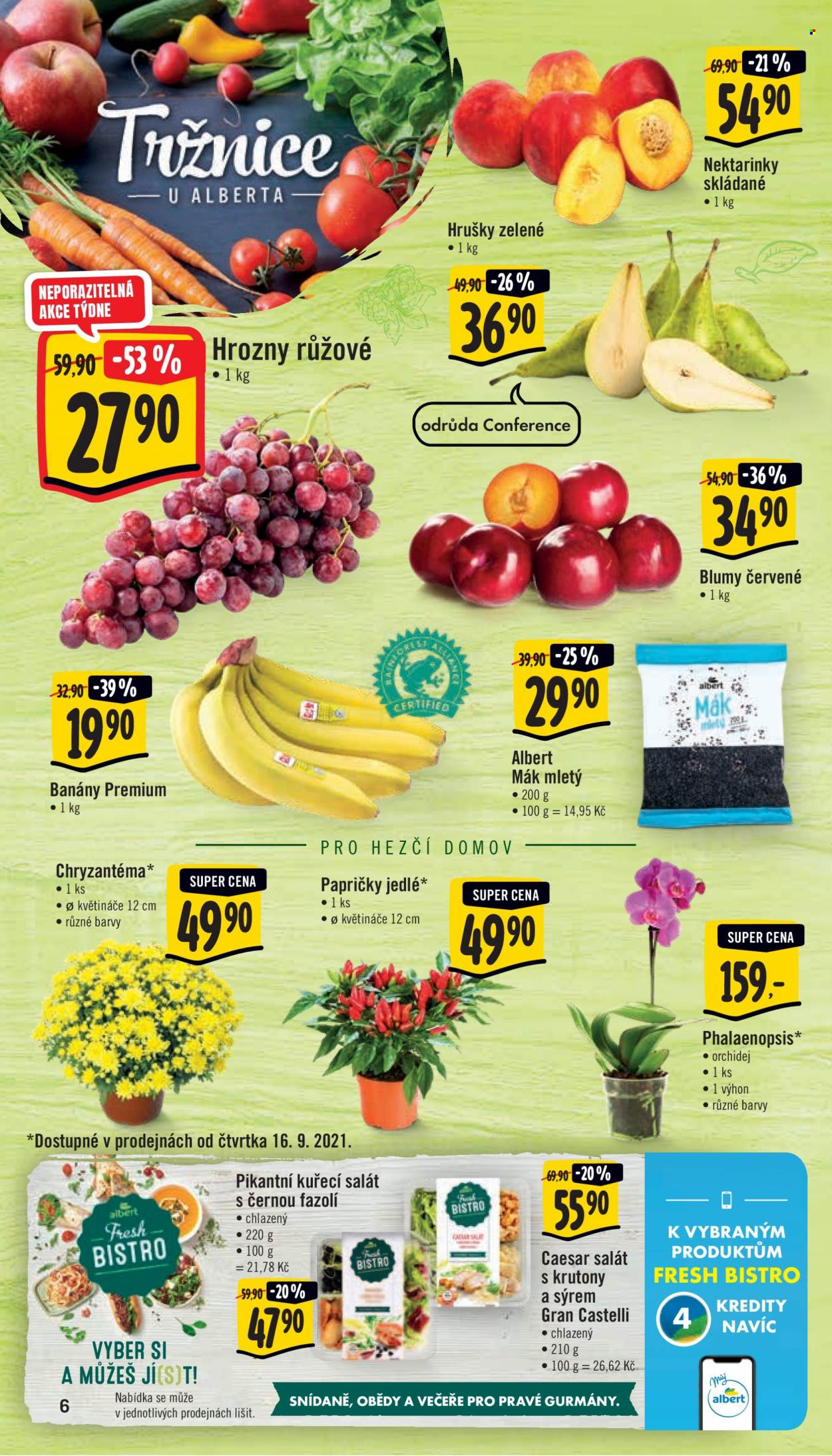 Leták Albert Supermarket - 15.9.2021 - 21.9.2021. Strana 6
