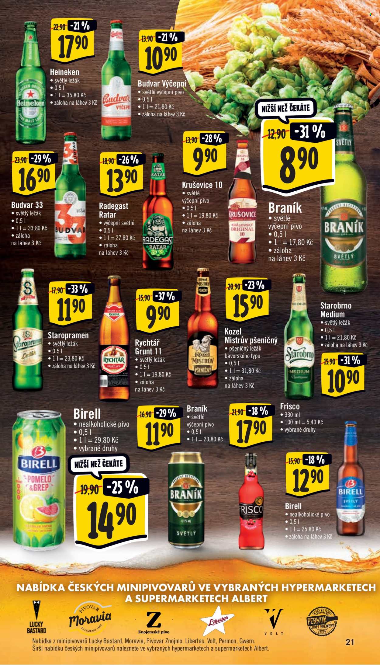 Leták Albert Supermarket - 15.9.2021 - 21.9.2021. Strana 21