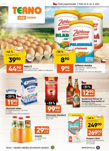 Leták coop TERNO - 15.9.2021 - 21.9.2021.