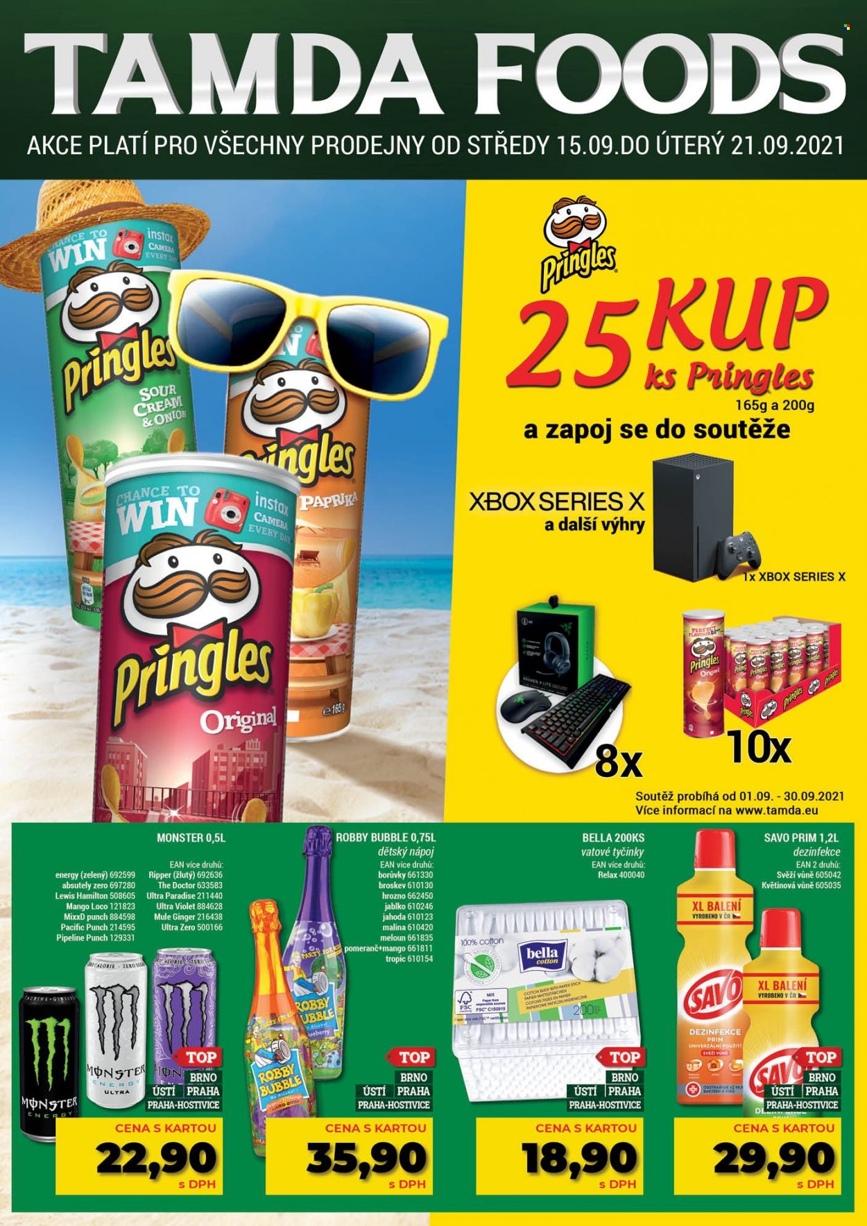 Leták Tamda Foods - 15.9.2021 - 21.9.2021. Strana 1