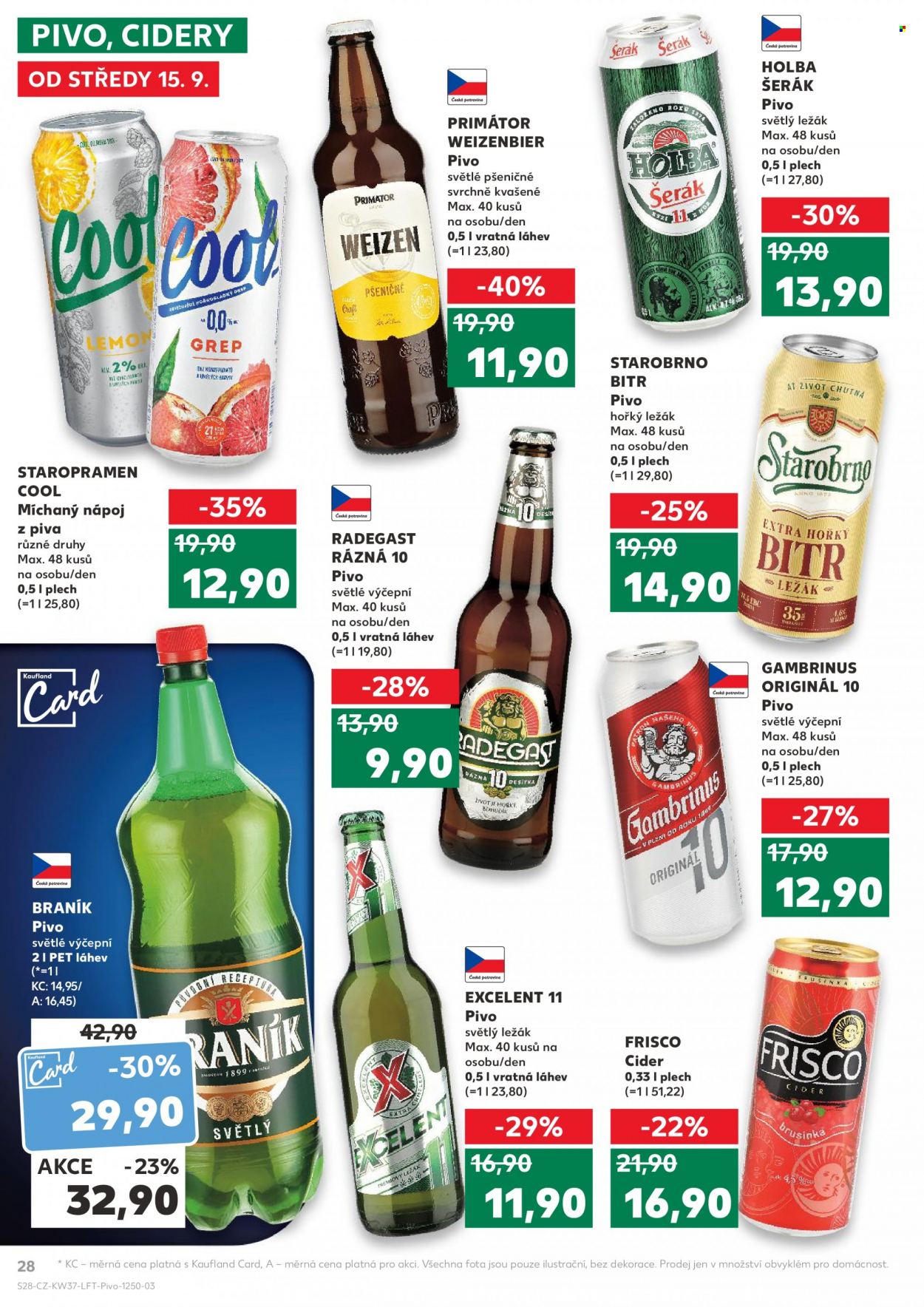 Leták Kaufland - 15.9.2021 - 21.9.2021. Strana 28