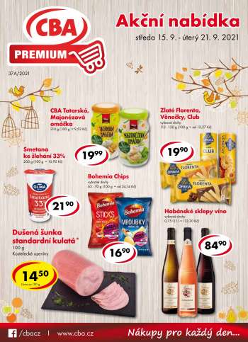 Leták CBA Premium - 15.9.2021 - 21.9.2021.