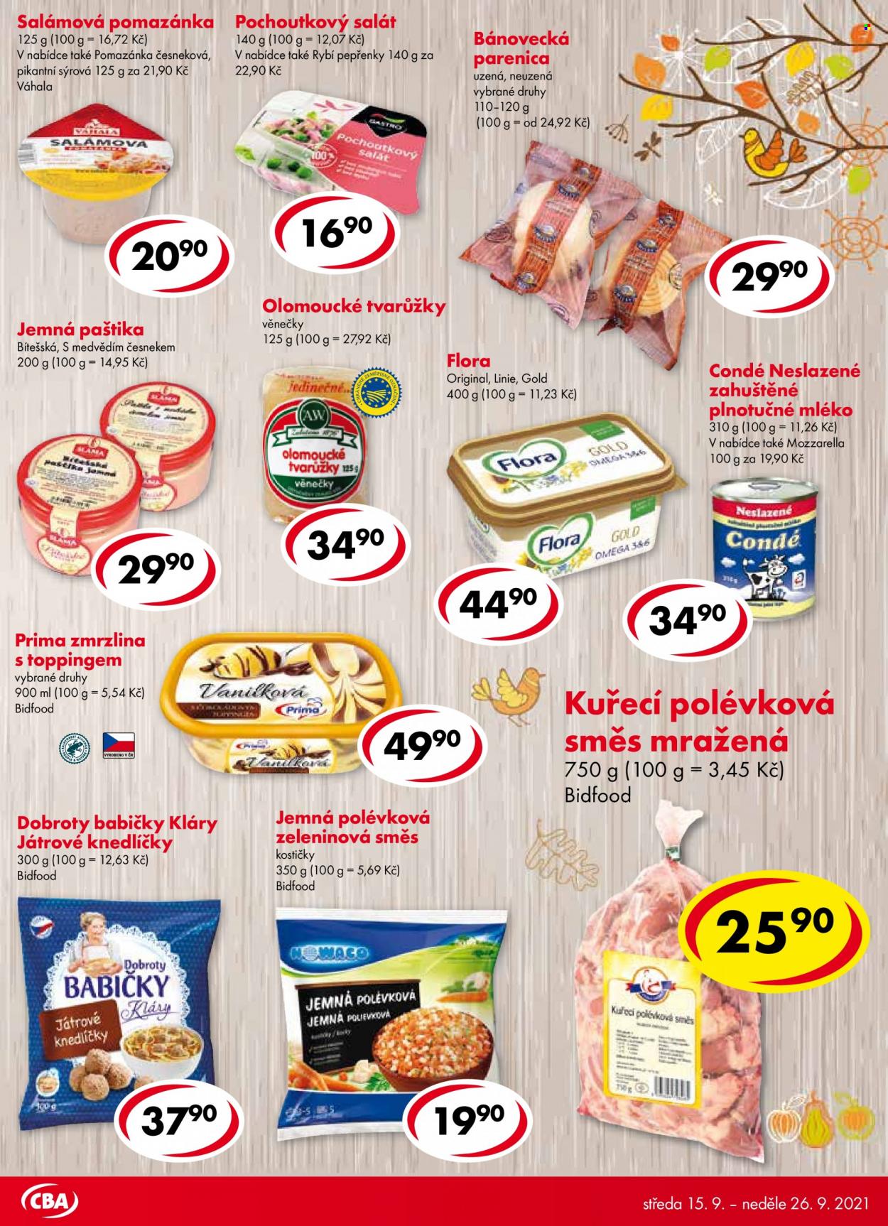 Leták CBA potraviny - 15.9.2021 - 26.9.2021. Strana 3