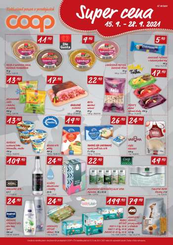Leták coop TUTY - 15.9.2021 - 28.9.2021.