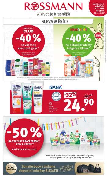Leták ROSSMANN - 15.9.2021 - 28.9.2021.