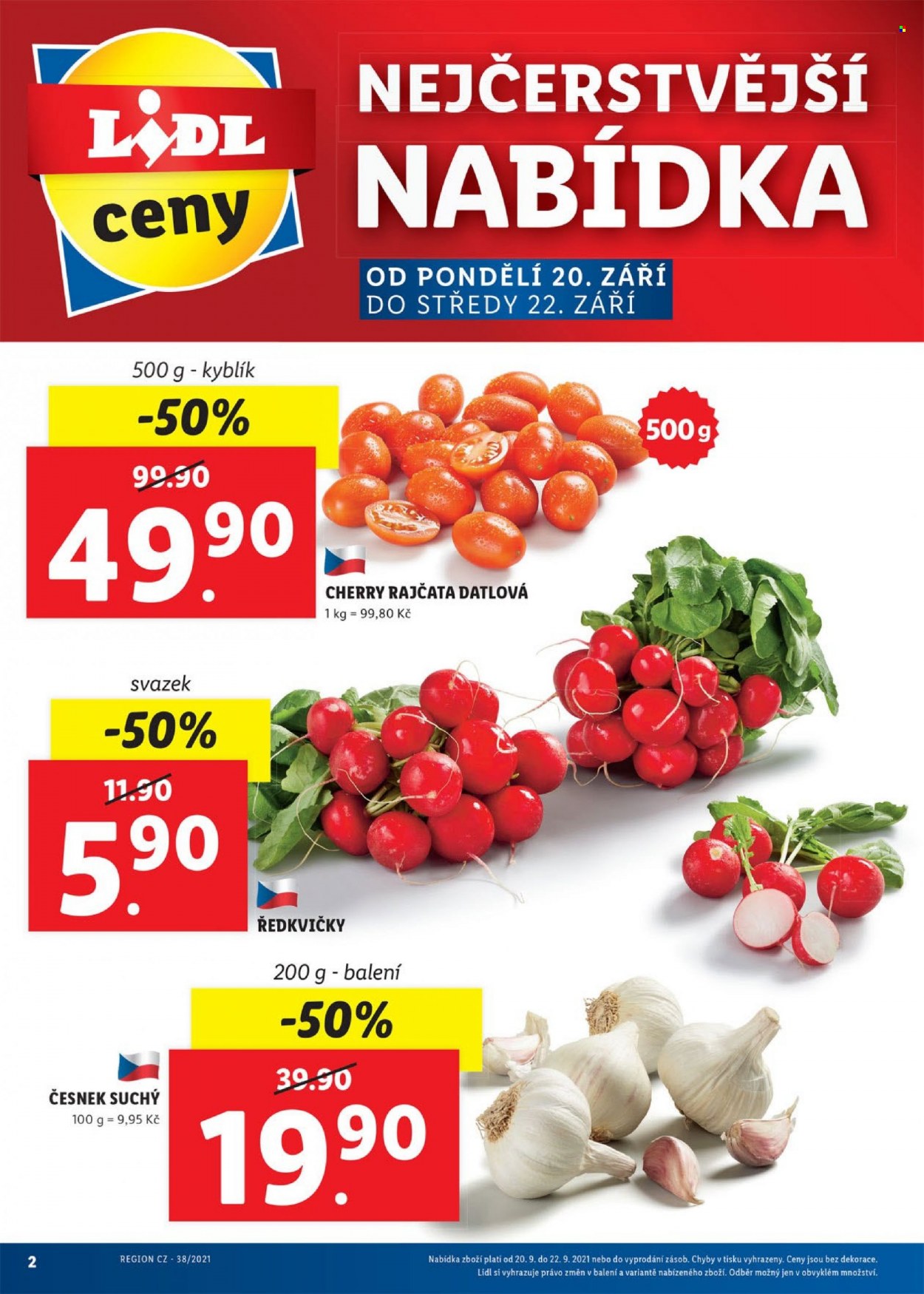 Leták Lidl - 20.9.2021 - 26.9.2021. Strana 2
