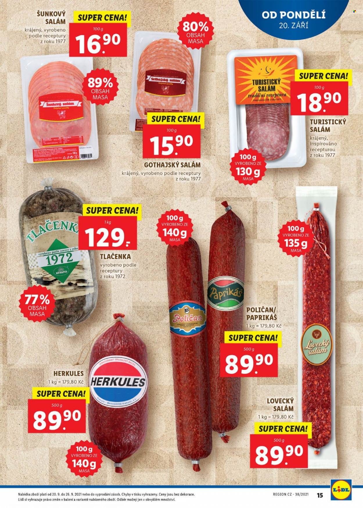 Leták Lidl - 20.9.2021 - 26.9.2021. Strana 15
