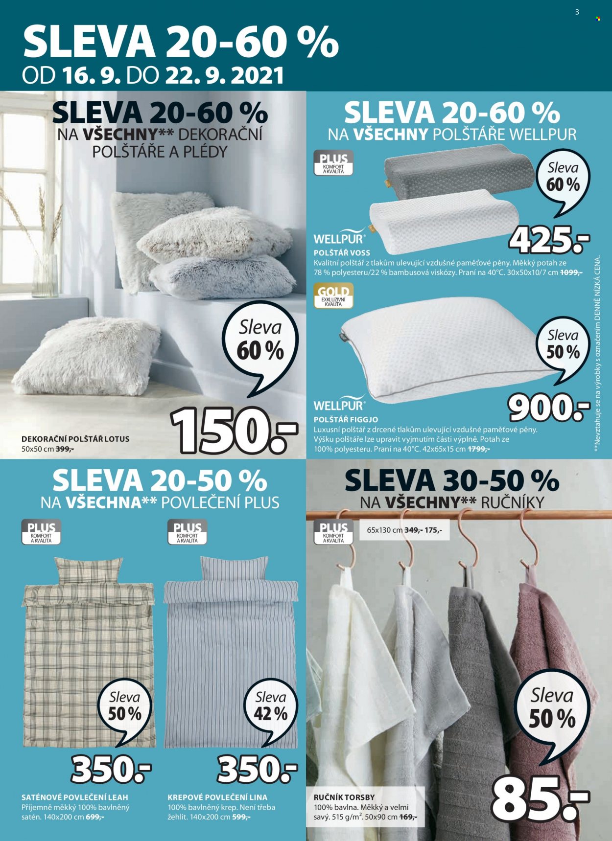 Leták JYSK - 16.9.2021 - 29.9.2021. Strana 3