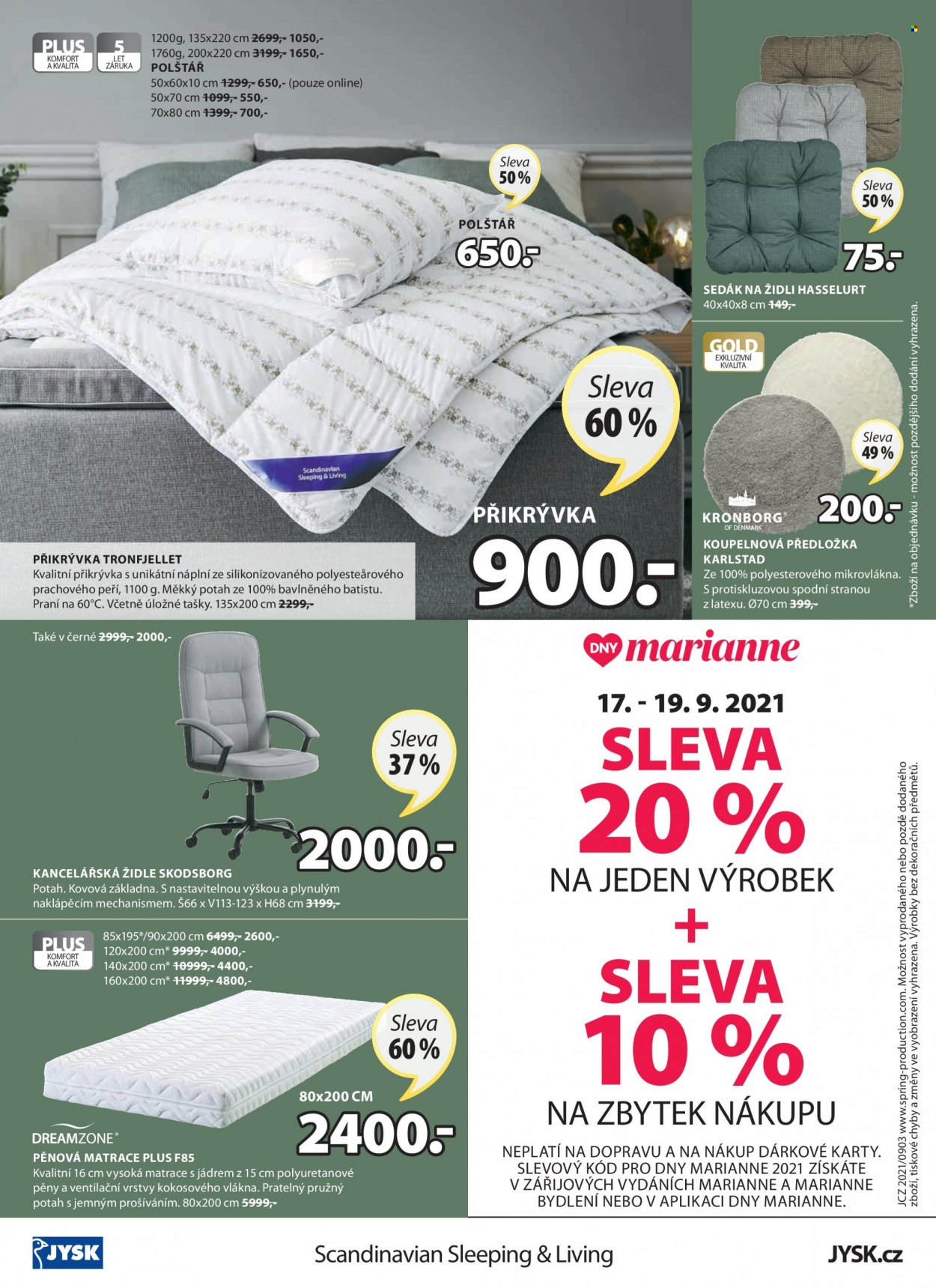 Leták JYSK - 16.9.2021 - 29.9.2021. Strana 16