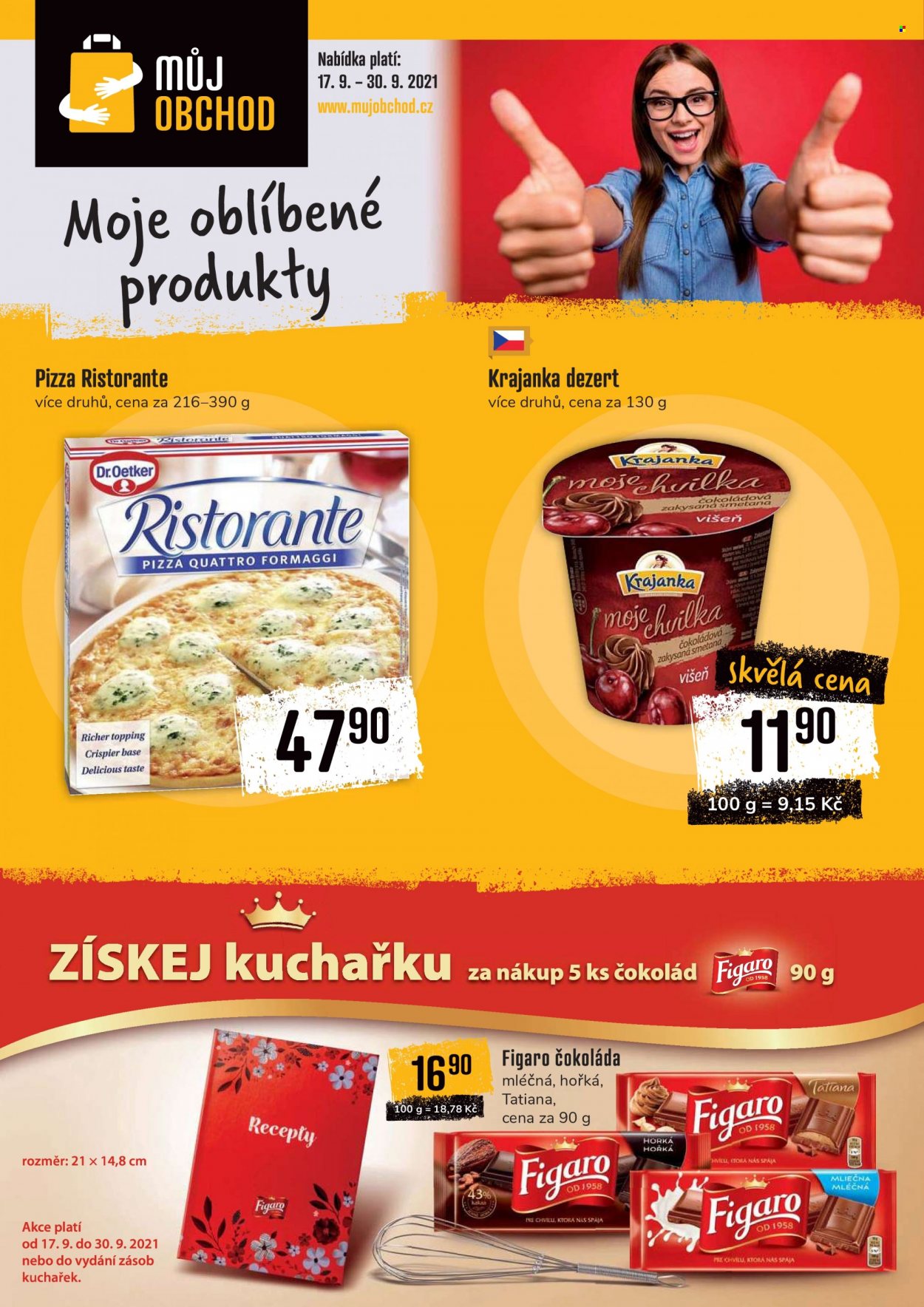Leták Můj obchod - 17.9.2021 - 30.9.2021. Strana 1