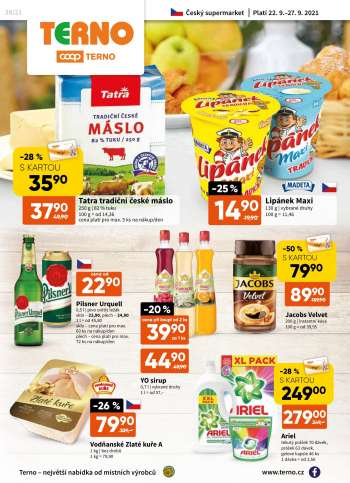 Leták coop TERNO - 22.9.2021 - 27.9.2021.