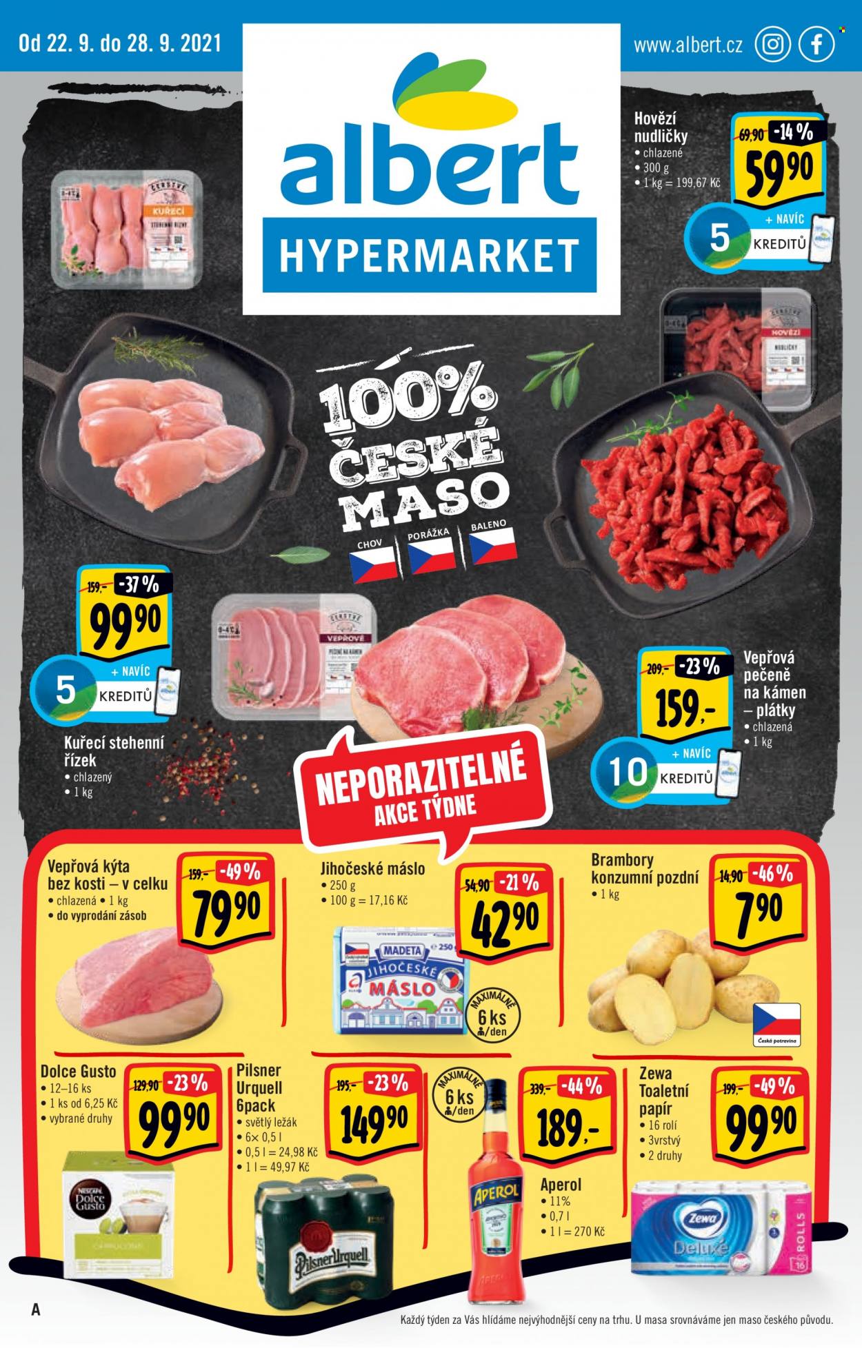 Leták Albert Hypermarket - 22.9.2021 - 28.9.2021. Strana 1