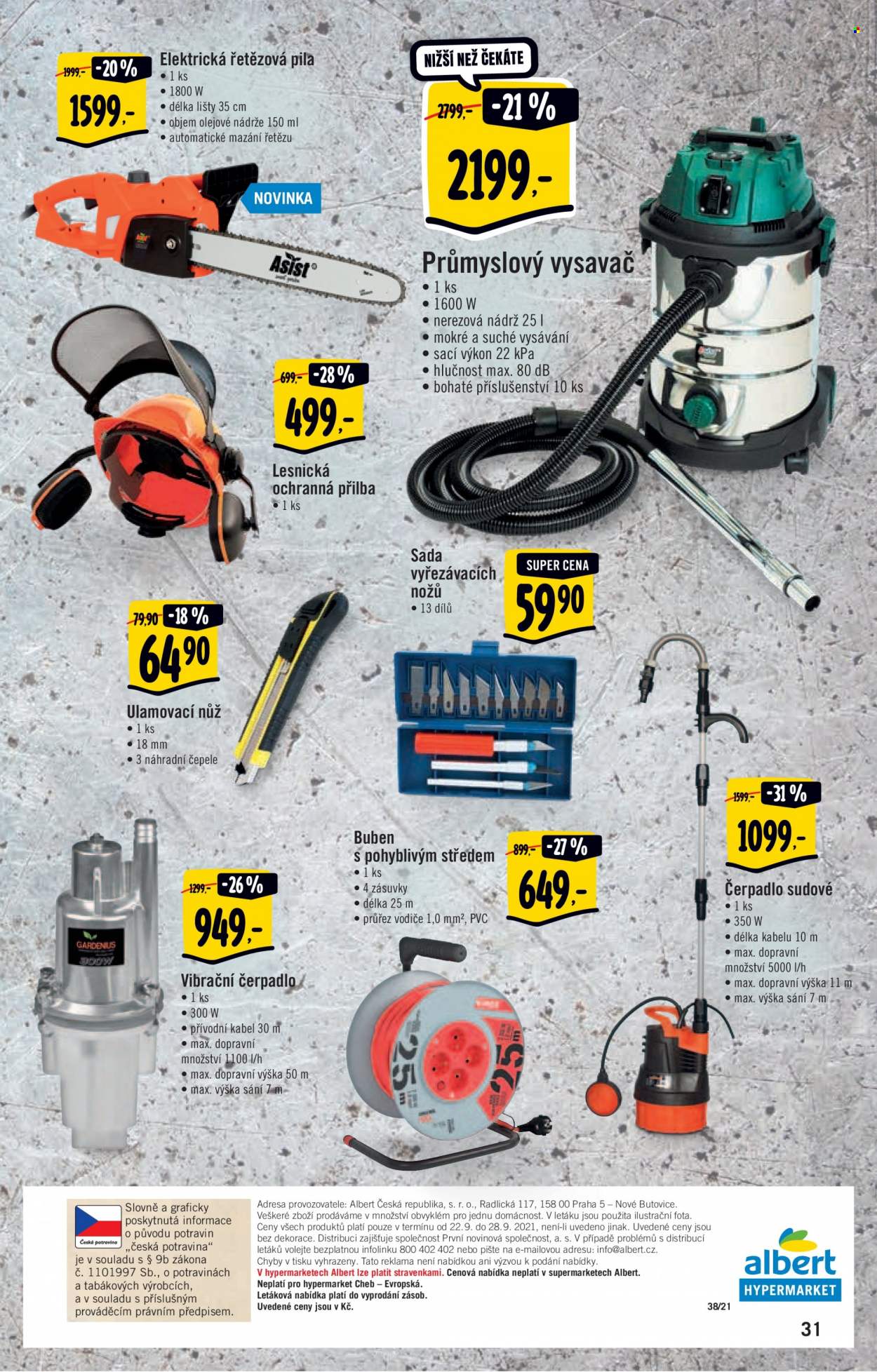 Leták Albert Hypermarket - 22.9.2021 - 28.9.2021. Strana 31