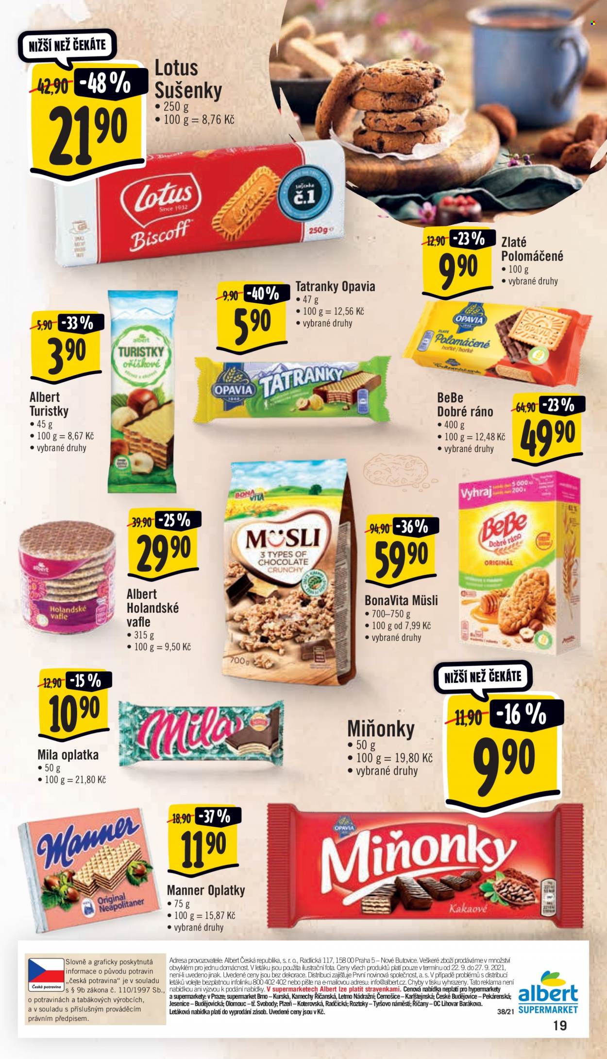Leták Albert Supermarket - 22.9.2021 - 27.9.2021. Strana 19