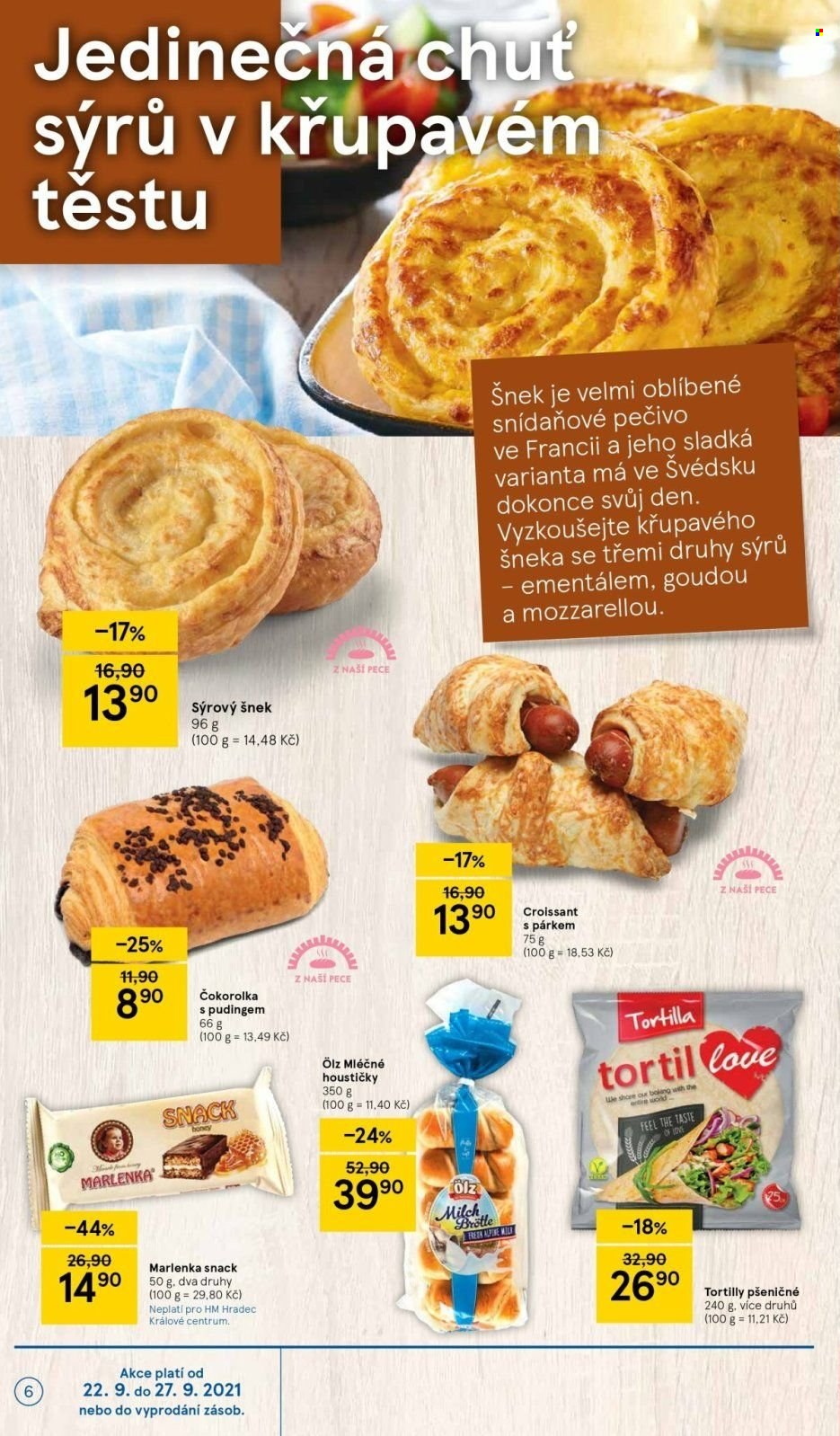Leták TESCO - 22.9.2021 - 27.9.2021. Strana 6