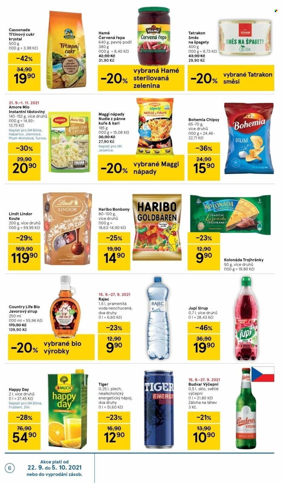 Leták TESCO supermarket - 22.9.2021 - 27.9.2021. Strana 6