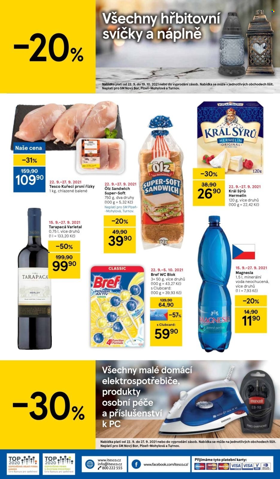 Leták TESCO supermarket - 22.9.2021 - 27.9.2021. Strana 8