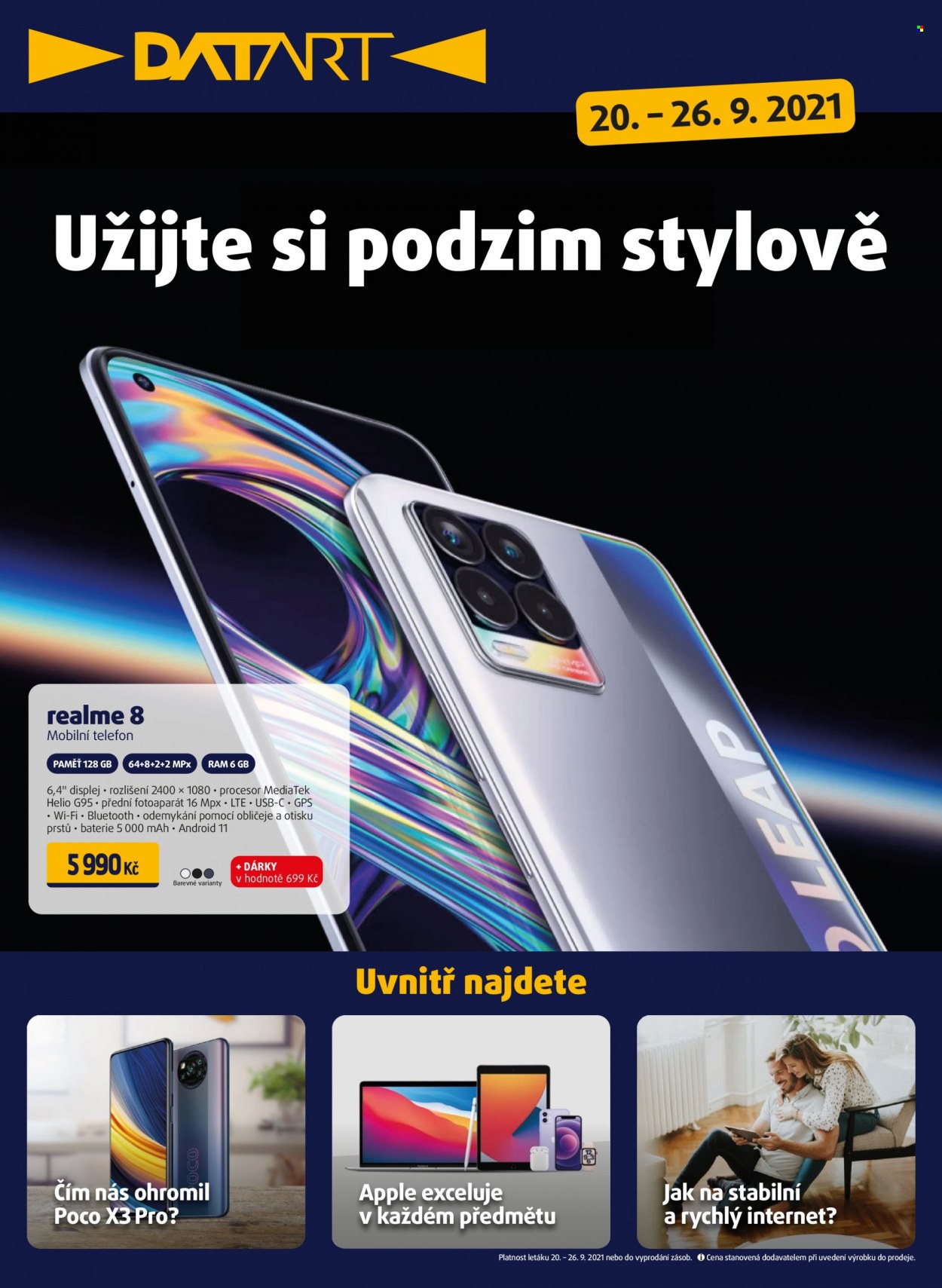 Leták DATART - 20.9.2021 - 26.9.2021. Strana 1