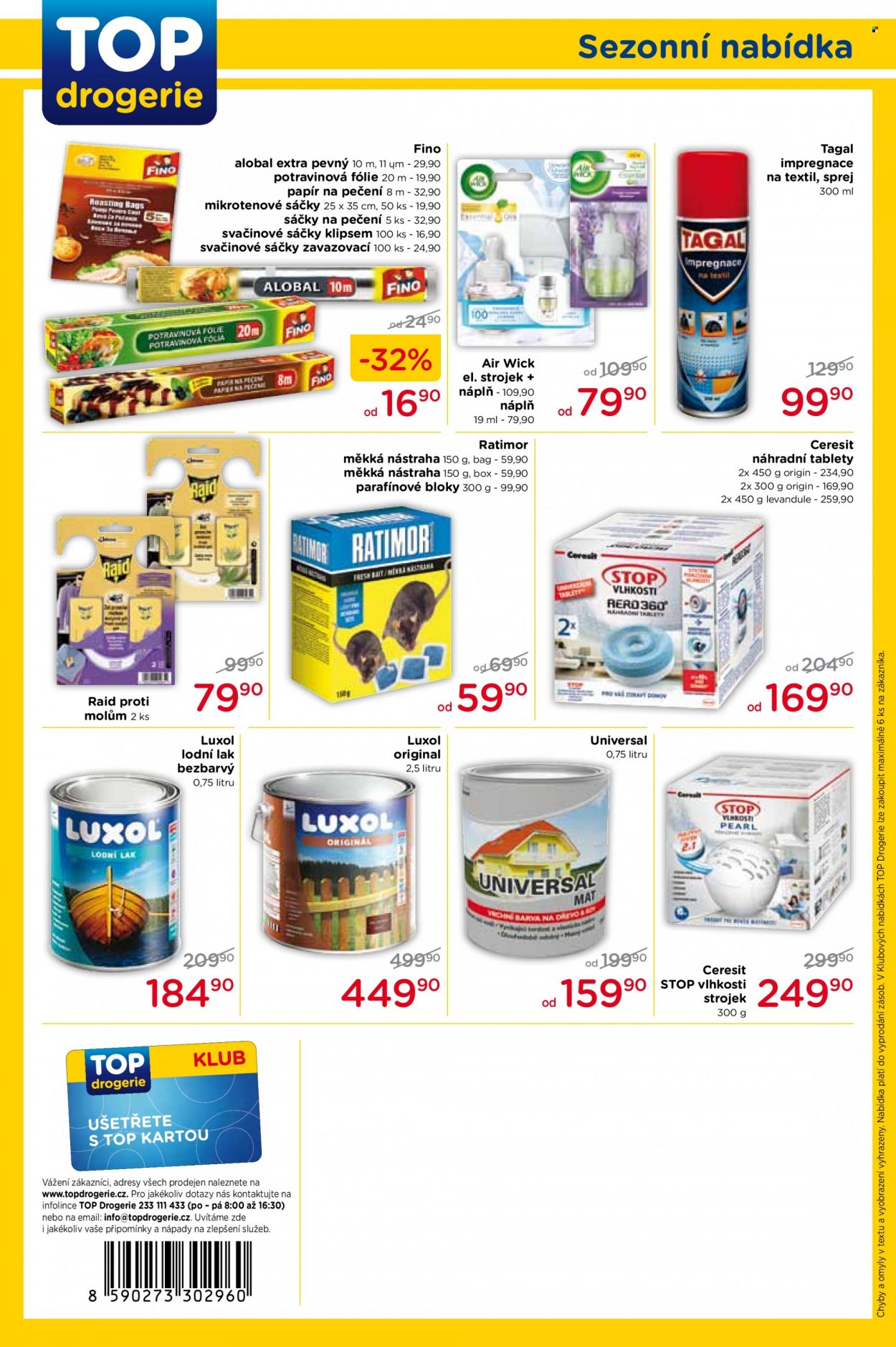Leták TOP drogerie - 23.9.2021 - 2.10.2021. Strana 8
