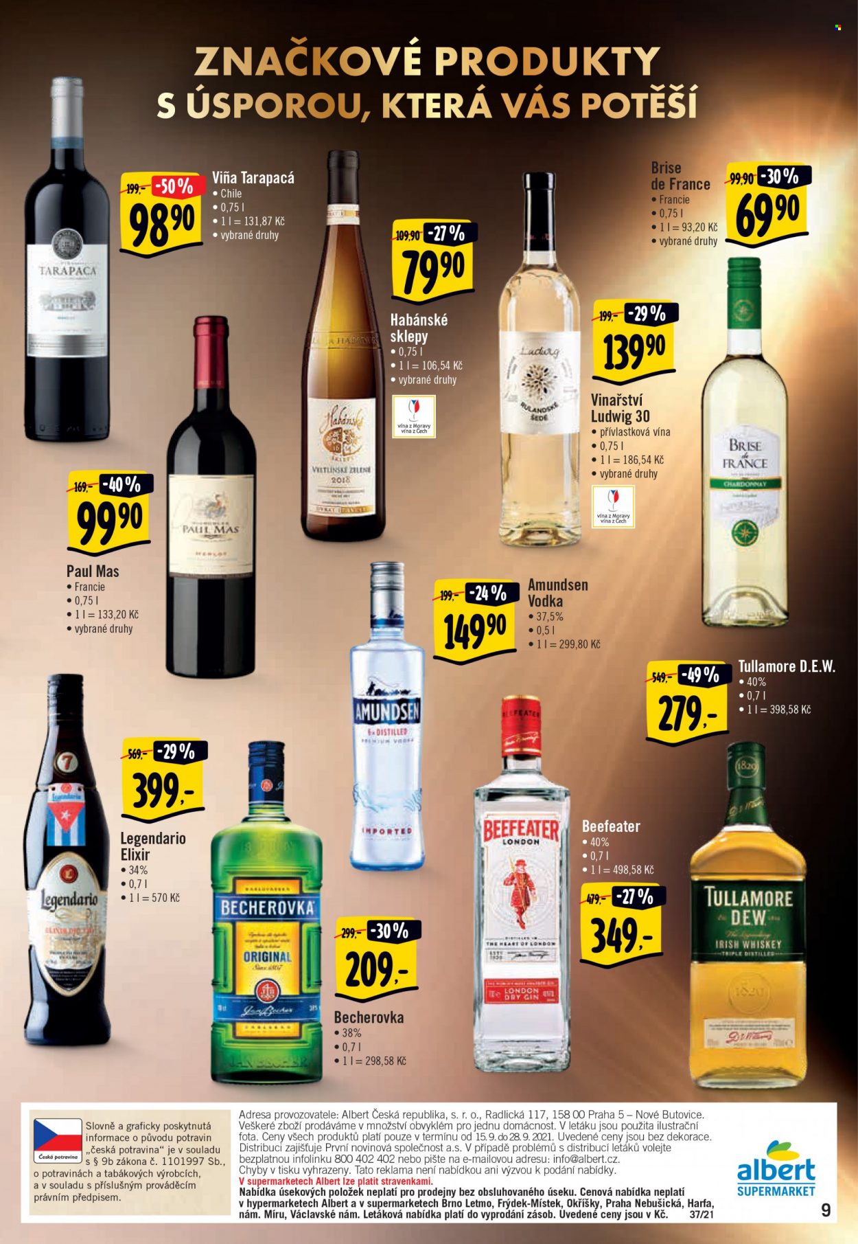 Leták Albert Supermarket - 15.9.2021 - 28.9.2021. Strana 9