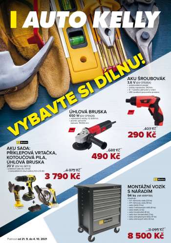 Leták AUTO KELLY - 21.9.2021 - 4.10.2021.