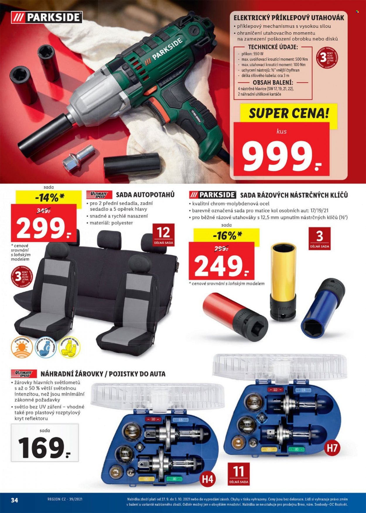 Leták Lidl - 27.9.2021 - 3.10.2021. Strana 34