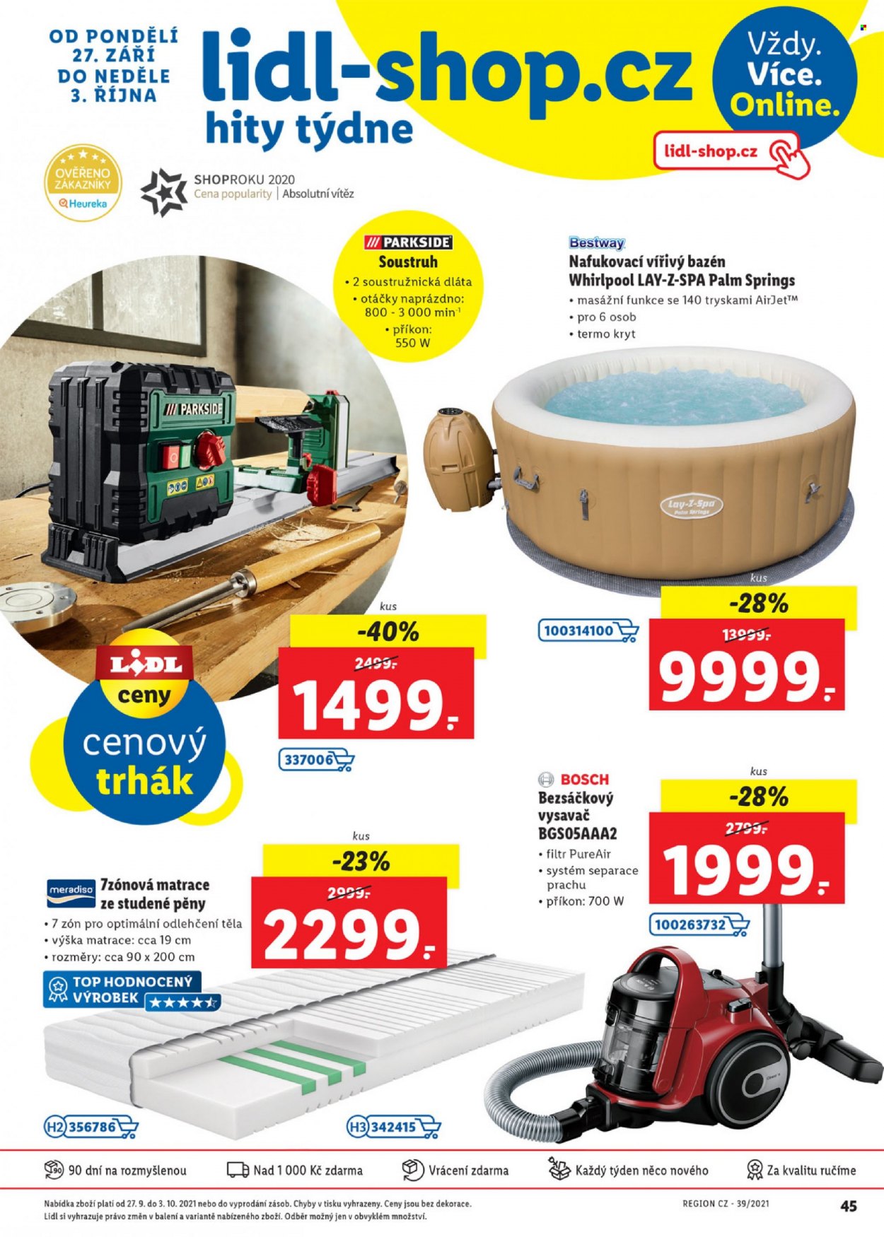 Leták Lidl - 27.9.2021 - 3.10.2021. Strana 45