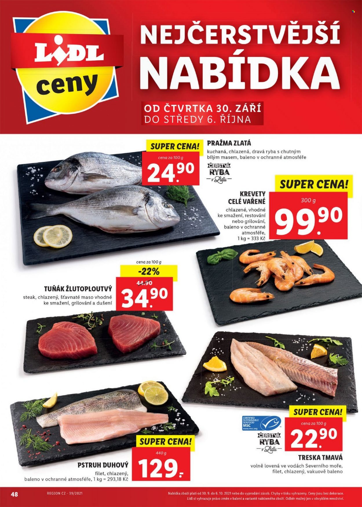 Leták Lidl - 27.9.2021 - 3.10.2021. Strana 48