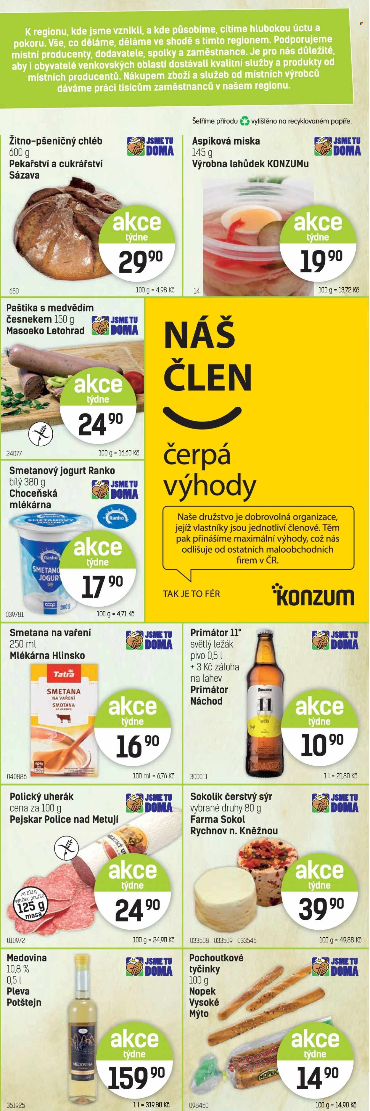 Leták Konzum - 22.9.2021 - 5.10.2021. Strana 3