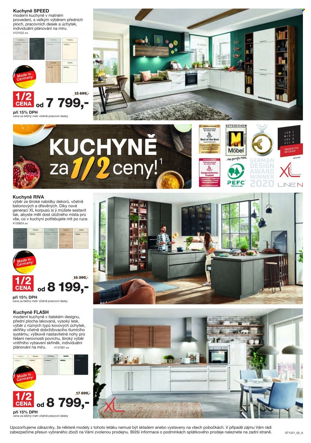 Leták SCONTO NÁBYTEK - 24.9.2021 - 14.10.2021. Strana 2