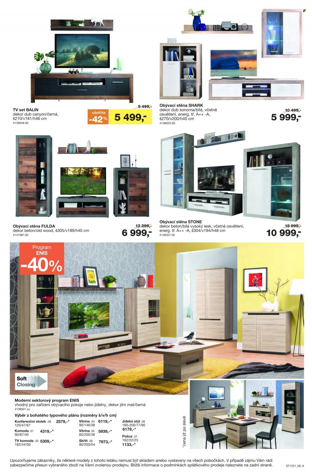 Leták SCONTO NÁBYTEK - 24.9.2021 - 14.10.2021. Strana 6