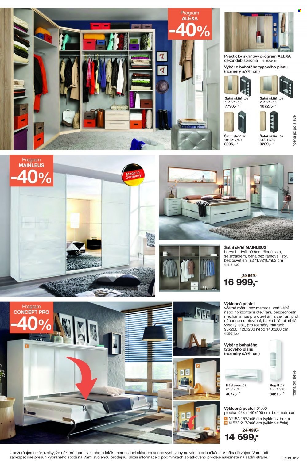Leták SCONTO NÁBYTEK - 24.9.2021 - 14.10.2021. Strana 12