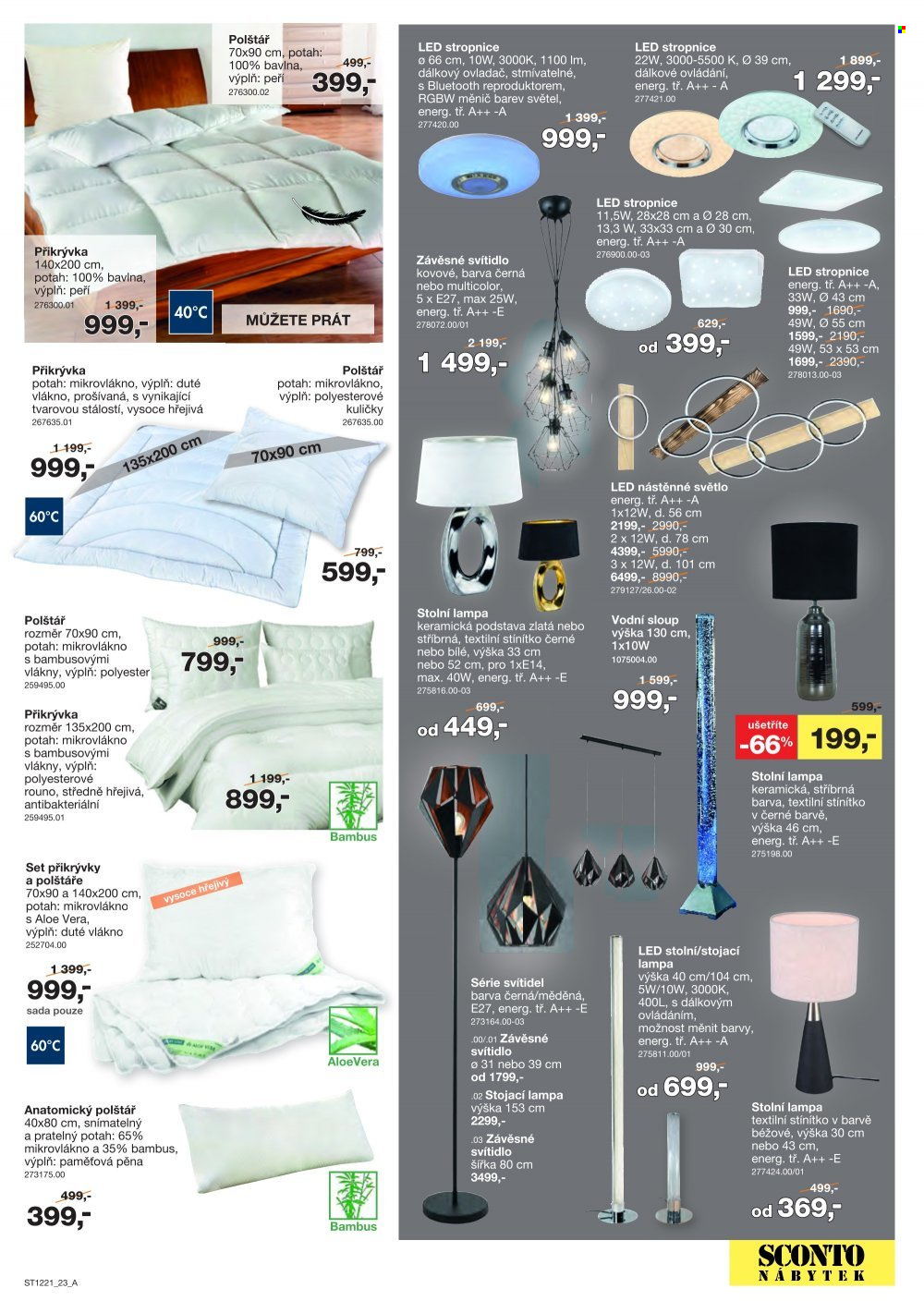 Leták SCONTO NÁBYTEK - 24.9.2021 - 14.10.2021. Strana 23