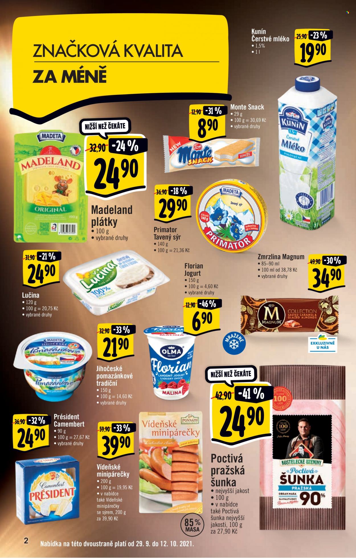 Leták Albert Hypermarket - 29.9.2021 - 5.10.2021. Strana 2