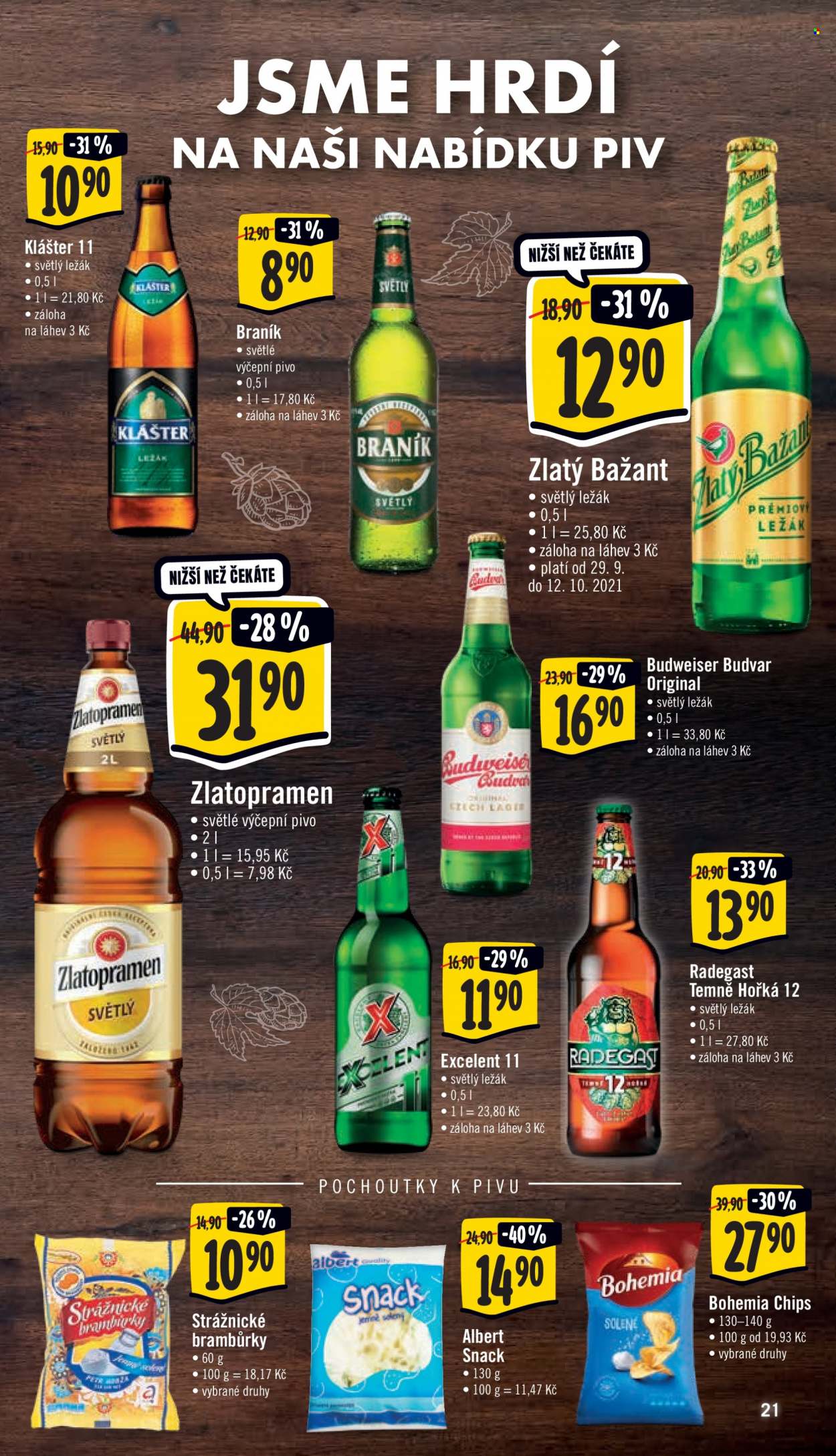 Leták Albert Supermarket - 29.9.2021 - 5.10.2021. Strana 21
