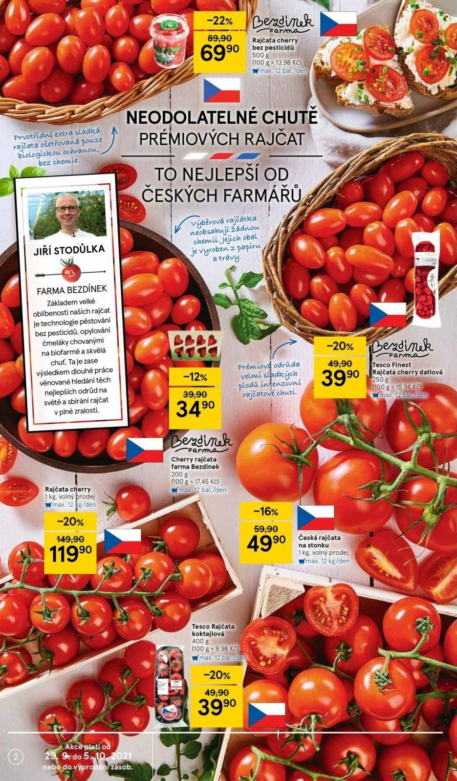 Leták TESCO - 29.9.2021 - 5.10.2021. Strana 2
