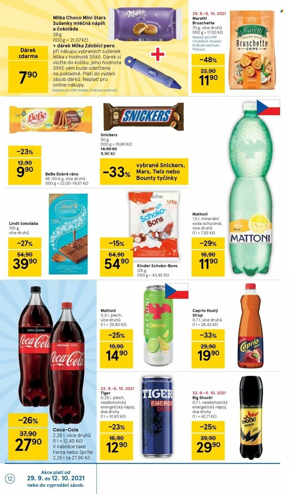 Leták TESCO - 29.9.2021 - 5.10.2021. Strana 12
