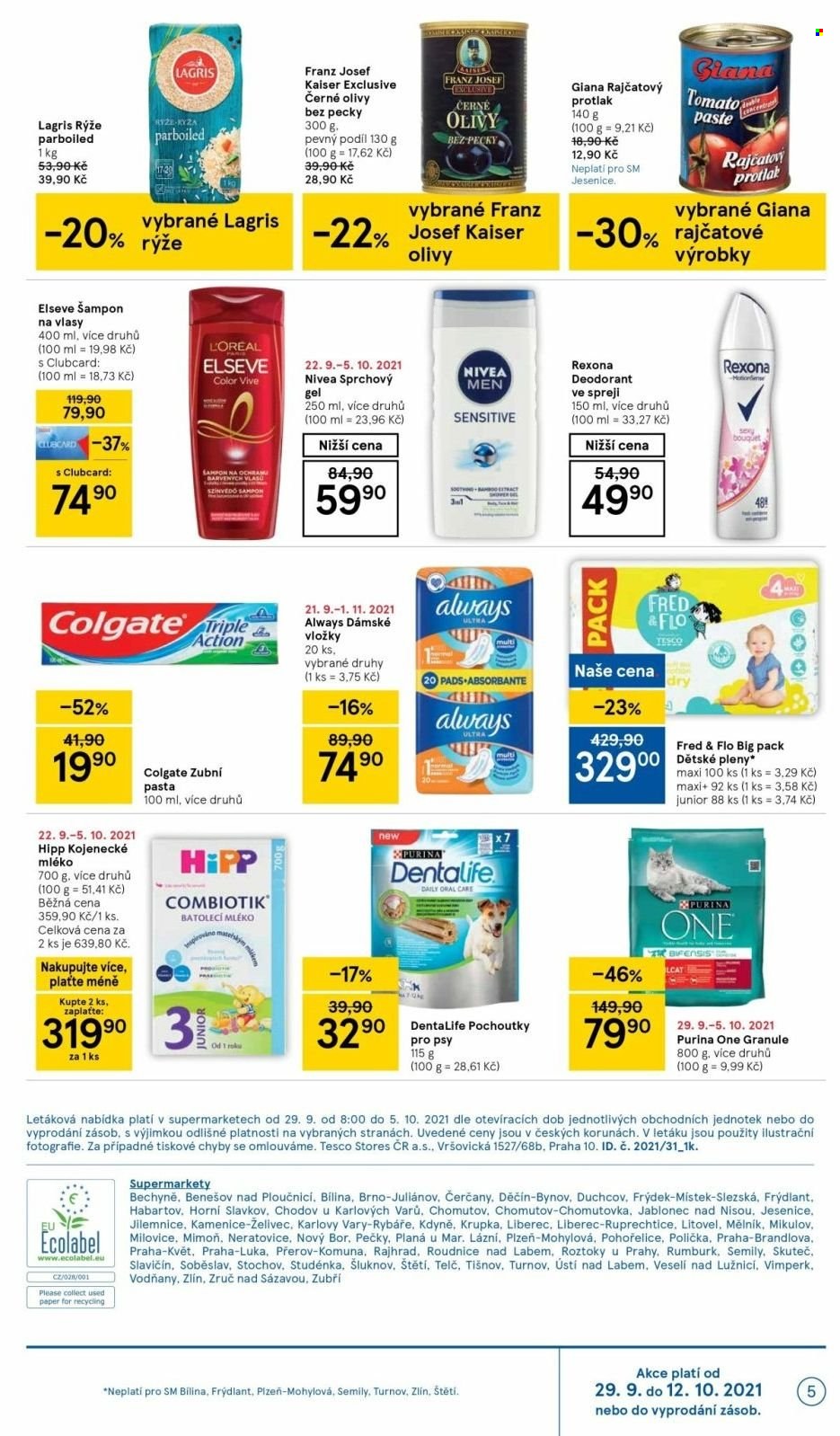 Leták TESCO supermarket - 29.9.2021 - 5.10.2021. Strana 5