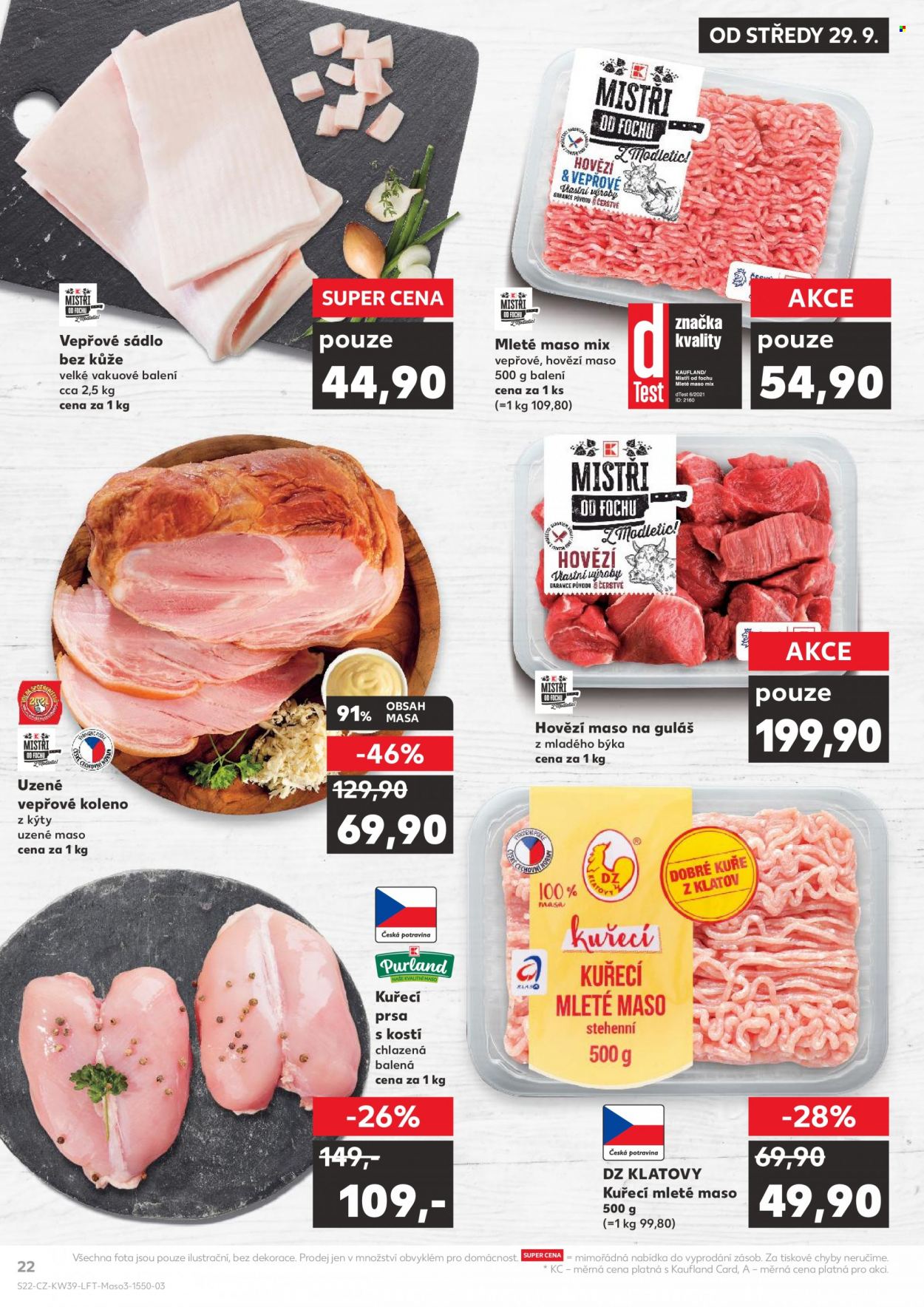 Leták Kaufland - 29.9.2021 - 5.10.2021. Strana 22