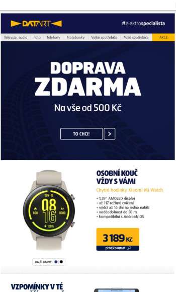 Leták DATART - 28.9.2021 - 2.10.2021.