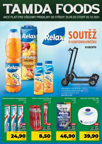 Leták Tamda Foods - 29.9.2021 - 5.10.2021.