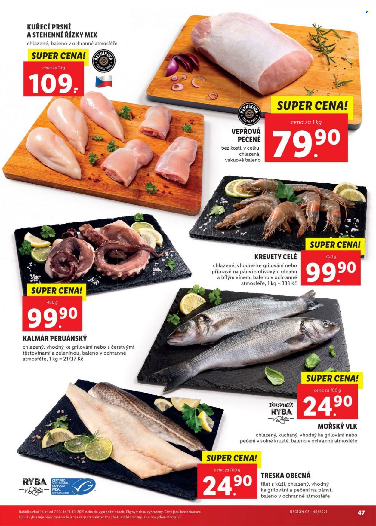 Leták Lidl - 4.10.2021 - 10.10.2021. Strana 47