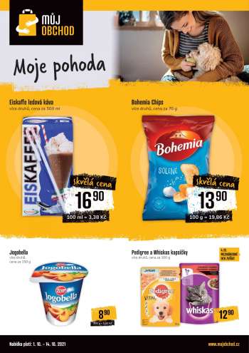 Leták Můj obchod - 1.10.2021 - 14.10.2021.