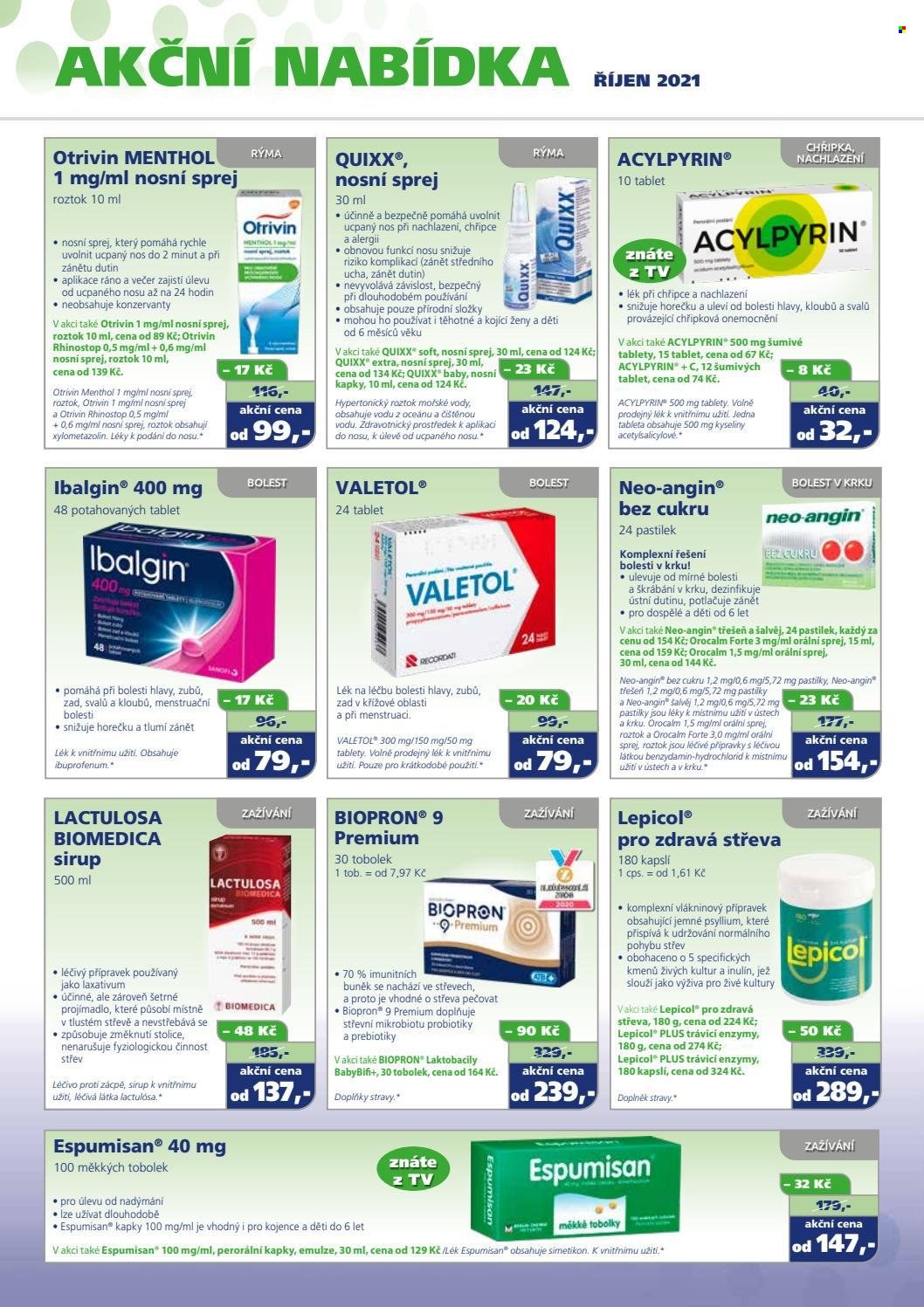 Leták PharmaPoint - 1.10.2021 - 31.10.2021. Strana 2