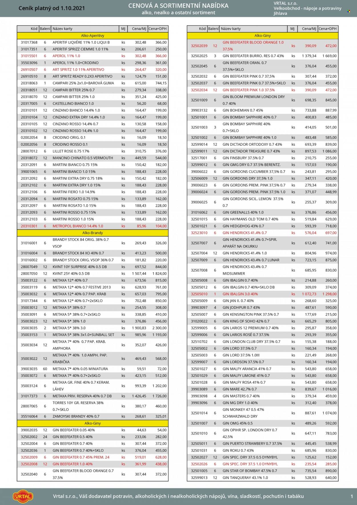 Leták Vrtal - 1.10.2021 - 31.10.2021. Strana 2